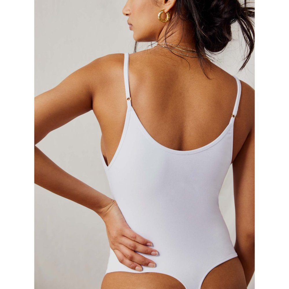 NWT Free People Rosie Duo Bodysuit / White - Picture 2 of 4